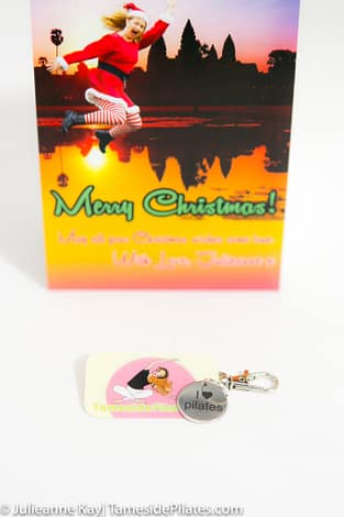 Pilates key tag and charm from Tameside Pilates 