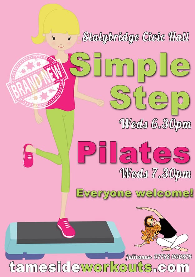 Step and Pilates Classes in Stalybridge